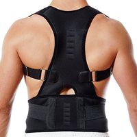 Back Posture Corrector for Men & Women | Fully Adjustable Brace Magnetic Support for Upper & Lower Back | Relieve Pain | Effective and Comfortable Posture Brace for Slouching & Hunching (XL)
