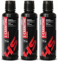 Metabolism and Energy - L-Carnitine 1,100MG - Metabolism Weight Control - 3 Bottles (48 FL OZ)