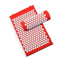 Yiitay Acupressure Mat and Pillow Set For Relieve Back/Neck Pain&Muscle Relaxation Relieves Stress Yoga Pad Acupressure Bed Pillow Set