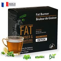 Liber-Tea Fat burner detox tea, for weight loss and belly fat, Promotes fat burning. Fat burner for men, Natural, Vegan and Organic fat burner detox tea for men, Detox night tea (20 Pack)