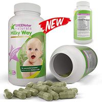 Milky Way Natural Breastfeeding Supplement, Lactation Supplement Capsules with Milk Thistle Organic Fenugreek Seeds(120)