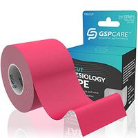 GSPCARE Kinesiology Tape - 16.4ft Uncut Roll, Latex Free Waterproof Physio Tape for Knees, Ankles, Shoulder, Pain Relief and Injury Recovery, Elastic Tape, Beige, Breathable Muscle & Joint Support
