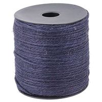 uxcell Wedding Decor Gift Wrapping Crafts Burlap String Twine Ribbon Roll 100M Length Navy Blue