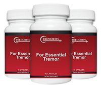 Tremortin –3 Pack- Best Natural Aid for Essential Tremor - Provides Relief for Shaky Hands, Arm, Leg, Voice Tremors
