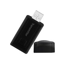 Exteren USB Wireless BT4.0 Transmitter Stereo Audio Music Adapter for TV Phone PC Y1X2 (Black)