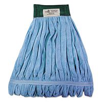 O'Dell Microfiber Looped-End Wet Mop Head, Medium, Blue, New
