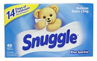 Snuggle Blue Sparkle, 40-Count (Pack of 4)