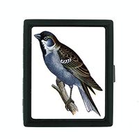 Perfection In Style Metal Cigarette Case Vintage Birds Design 007