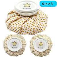 HiFineCare Reusable Ice Bag -Hot & Cold Therapy and Pain Relief (6''+9") Yellow