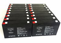 SPS Brand 6V 7Ah Replacement Battery for Everest & Jennings 153302004 6V 7Ah Wheelchair (16 Pack)