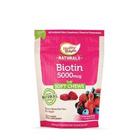 Biotin Soft Chews Hair, Skin Nails 5,000 MCG Wild Berry (30 Soft Chews)