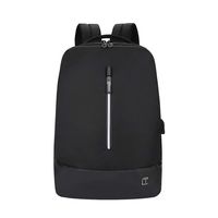 Travel laptop backpack waterproof and anti-theft with USB Charging Port and Rain Cover, 15.6 Inch Women's and Men's Business Backpack College School Computer Bag with Compartment,Black
