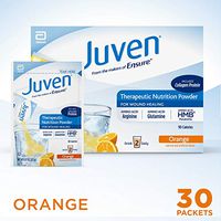 Juven Therapeutic Nutrition Drink Mix Powder for Wound Healing Includes Collagen Protein, Orange, 30 Count