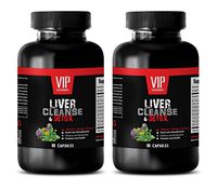Liver Health Formula - Liver Cleanse & Detox - Natural Herbal Extract - Dandelion Root Pills - 2 Bottles 180 Capsules
