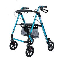 WALKER'S Adjustable Foldable for The Elderly, Portable Hand-Brake Push Chair Scooter, Mobile aid for The Disabled