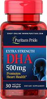 Puritan's Pride Extra Strength DHA 500 mg-30 Softgels