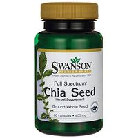 Swanson Premium Full Spectrum Chia Seed 400 mg - 60 Caps