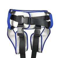 BIHIKI Transfer Belt with Leg Loops, Medical Nursing Safety Gait Assist Device - Bariatrics,Pediatric,Elderly,Occupational & Physical Therapy (Blue)