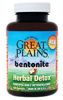 Yerba Prima Bentonite Clay Plus Herbal Detox - 100 Vegan Capsules