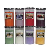 Scented Jar Candles 3 Pack Bulk Natural Ambience Aromatherapy Accent & Odor Elimination (Strawberry Milkshake)