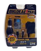 Nintendo DS Lite Power Pak 3 in 1 Bundle Black