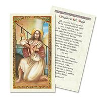 Oracion a San Alejo Tarjeta Plastificada Viene Con Veladora O Sola (1)