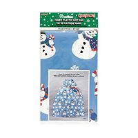 Plastic Jumbo Snowman Holiday Gift Bag