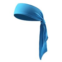 Headband Headwrap Head Tie Sports Headband Running Tennis Karate Pirates Stretch Moisture Wicking(Blue)