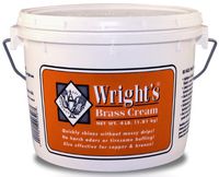 Wright's Brass Cream - Gently Clean and Remove Tarnish Without Scratching - 4 lb.