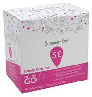 Summers Eve Cleansing Cloths 16 Count Simple Sensitive (6 Pack)