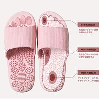 Happylife Non Slip Women Massage Slippers Summer Fashion Indoor Outdoor Flip Flops Woman Shoes Beach Bathroom Slipper Men Slide,Pink,8