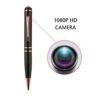 OMZBM Upgraded Spy Pen with Surveillance Hidden Camera - 128GB-1080P Full HD Recorder Pen,Multifunction Security Surveillance Wireless DV Cam,Black
