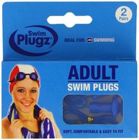 Swim 2 Pairs Plugz Adult ming Earplugs - Pack Of 2