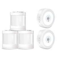 Yiroka Motion Sensor Alarm, Wireless Home Security Driveway Alarm, Motion Sensor Detect Alert (150M/500FT, 58 Chimes, 4 Volume Levels, Night Light), 1 Motion Detector (2Receiver + 3 Motion Detector)