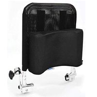 Huapa Wheelchair Headrest Backrest,Headrest Neck Support Comfortable Seat Back Cushion U Type Pillow Adjustable Angle Low Repulsion Breathable Universal Wheelchair Accessories Toilet Chair(Black)