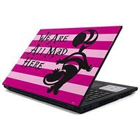 Skinit Decal Laptop Skin for Inspiron 15 3000 Series - Officially Licensed Disney Cheshire Cat We are All Mad Here Design