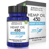 Hemp Oil Capsules for Pain, Anxiety & Stress Relief - 30 Caps 450mg, 100% Organic Hemp Oil - Natural Anti-Inflammatory, Joint Support Helps with Better Sleep & Mood - Grown and Made in USA
