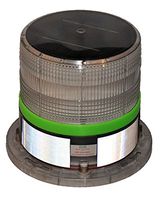 S16LFS Green 4 to 7 NM IP68 Flashing OR Steady-ON Solar LED Safety Lantern (Green)