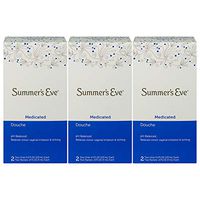 Summer's Eve 3 Piece Douche Medicated 2, 4.5 Fl Oz, Pack of 3
