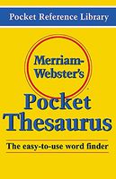 Merriam - Webster Inc. MW-524X Merriam Websters Pocket Thesaurus