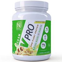 NutraKey Vpro Organic Vegan Raw Plant Protein (Banana Nut Bread), 1 Lb