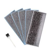MXZONE 5 Packs Washable Mopping Pads Wet Dry Sweeping Reusable Replacement Pads for Braava Jet M6 Robot