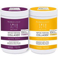 Body Kitchen - Youthful Beauty Powder + Digestive Balance - Grass-Fed Collagen + Resveratrol and Hyaluronic Acid - Anti-Aging and Antioxidant Support, 10oz…