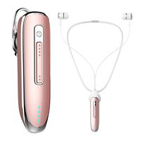 MChoice Bluetooth Headset V4.1 Bluetooth Earpiece and Noise Cancelling Mic for iPhone 7 Plus (Rose Gold)