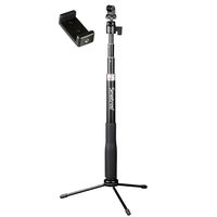 Smatree Q3 Telescoping Selfie Stick with Tripod Stand Compatible for GoPro Hero Fusion/8/7/6/5/4/3+/3/Session/GOPRO Hero 2018/DJI OSMO Action Camera,SJCAM,AKASO,Xiaomi Yi and Cell Phone
