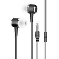 Zippem Wired 3.5mm Magnetic Earphone Noise Cancelling Music in-Ear Headset with Mic Earbud Headphones