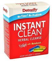 5 Pack - Detoxify Instant Clean Herbal Cleanse 3 Capsules with Free Im Baked Bro and Doob Tubes Sticker