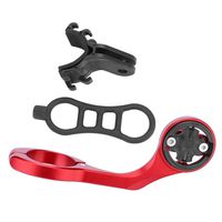 Dilwe Stem Extension Mount, Bike Computer Action Camera Extension Mount wirh Light Bracket(Red-for Bryton)
