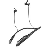 Jabees NBees Bluetooth Earbuds Wireless Neckband Headsets Noise Cancelling Stereo Earbuds w/Mic Soft Neckband Stylish Wearables for Handsfree and Music in-Ear Metal Headphones