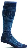 Sockwell Women's Micro Grade Graduated Compression Socks, Navy, Small/Medium